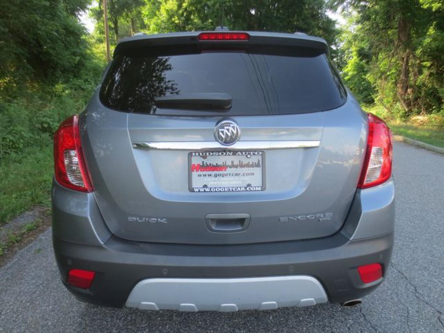 2015 Gray /Gray Buick Encore Premium (KL4CJHSB9FB) with an 1.4L L4 DOHC 16V TURBO engine, 6-Speed Automatic transmission, located at 270 US Route 6, Mahopac, NY, 10541, (845) 621-0895, 41.349022, -73.755280- Photo#5
