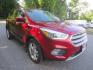 2017 Black /Red Ford Escape SE (1FMCU9GD0HU) with an 1.5L L4 DOHC 16V engine, Automatic transmission, located at 270 US Route 6, Mahopac, NY, 10541, (845) 621-0895, 41.349022, -73.755280- Photo#1