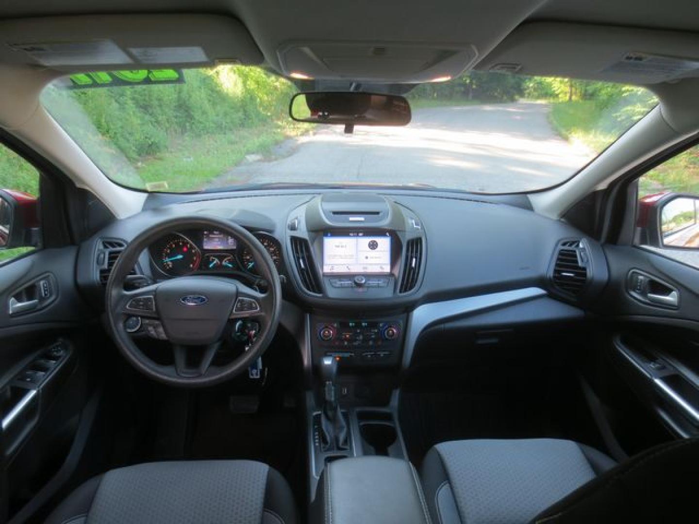 2017 Black /Red Ford Escape SE (1FMCU9GD0HU) with an 1.5L L4 DOHC 16V engine, Automatic transmission, located at 270 US Route 6, Mahopac, NY, 10541, (845) 621-0895, 41.349022, -73.755280- Photo#7