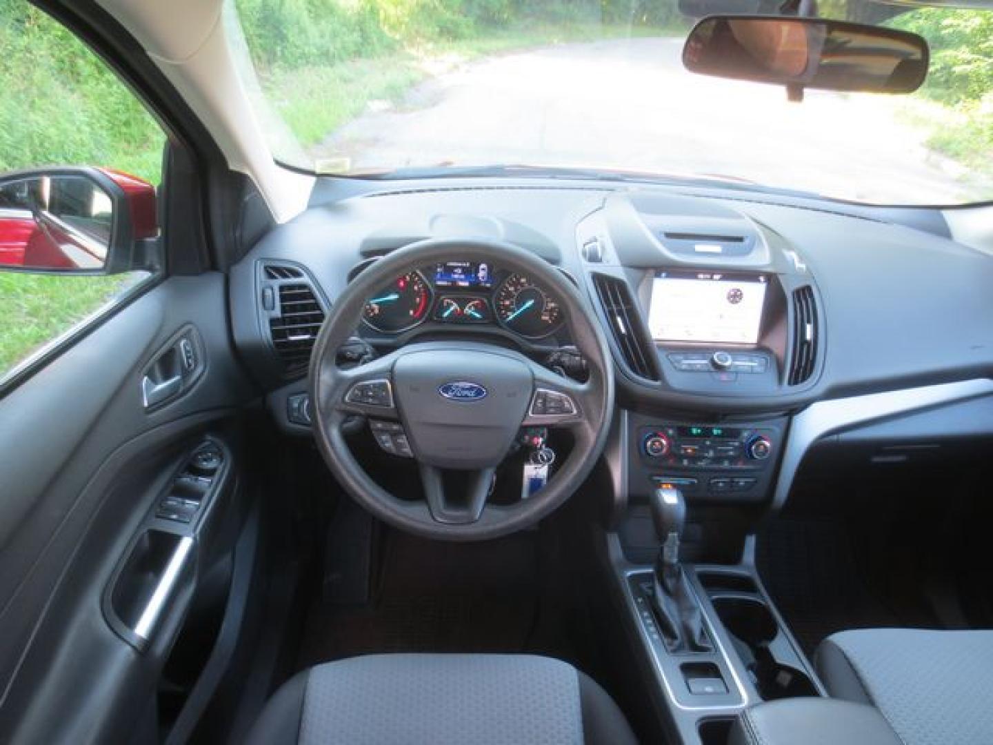 2017 Black /Red Ford Escape SE (1FMCU9GD0HU) with an 1.5L L4 DOHC 16V engine, Automatic transmission, located at 270 US Route 6, Mahopac, NY, 10541, (845) 621-0895, 41.349022, -73.755280- Photo#8