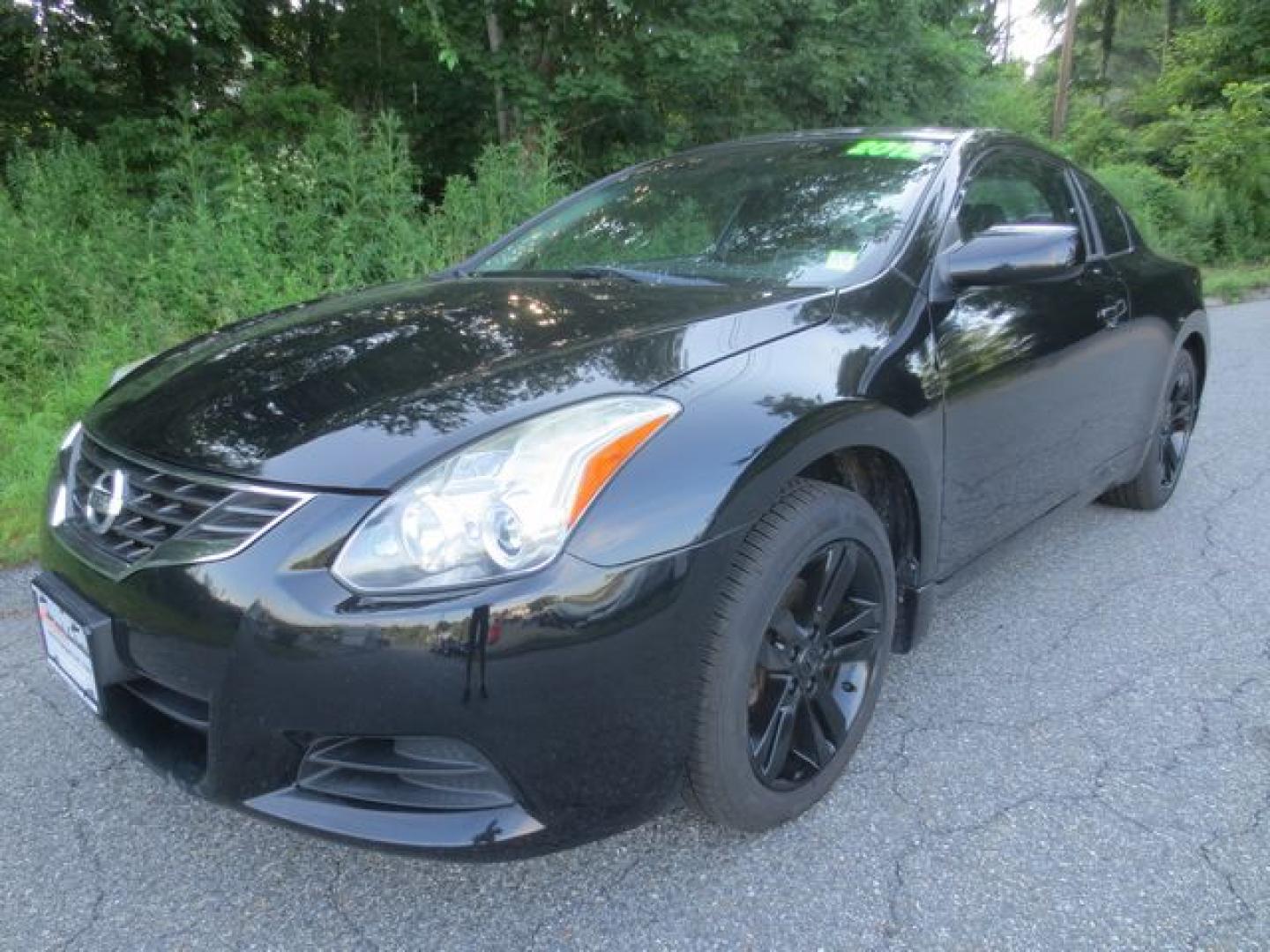 2012 Black /Black Nissan Altima 2.5 S 6M/T Coupe (1N4AL2EP7CC) with an 2.5L L4 DOHC 16V engine, Automatic transmission, located at 270 US Route 6, Mahopac, NY, 10541, (845) 621-0895, 41.349022, -73.755280 - Photo#0