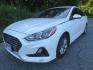 2018 White /Black Hyundai Sonata SE (5NPE24AF9JH) with an 2.4L L4 DOHC 16V engine, Automatic transmission, located at 270 US Route 6, Mahopac, NY, 10541, (845) 621-0895, 41.349022, -73.755280- Photo#0