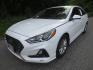 2018 White /Black Hyundai Sonata SE (5NPE24AF9JH) with an 2.4L L4 DOHC 16V engine, Automatic transmission, located at 270 US Route 6, Mahopac, NY, 10541, (845) 621-0895, 41.349022, -73.755280- Photo#0