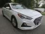 2018 White /Black Hyundai Sonata SE (5NPE24AF9JH) with an 2.4L L4 DOHC 16V engine, Automatic transmission, located at 270 US Route 6, Mahopac, NY, 10541, (845) 621-0895, 41.349022, -73.755280- Photo#1