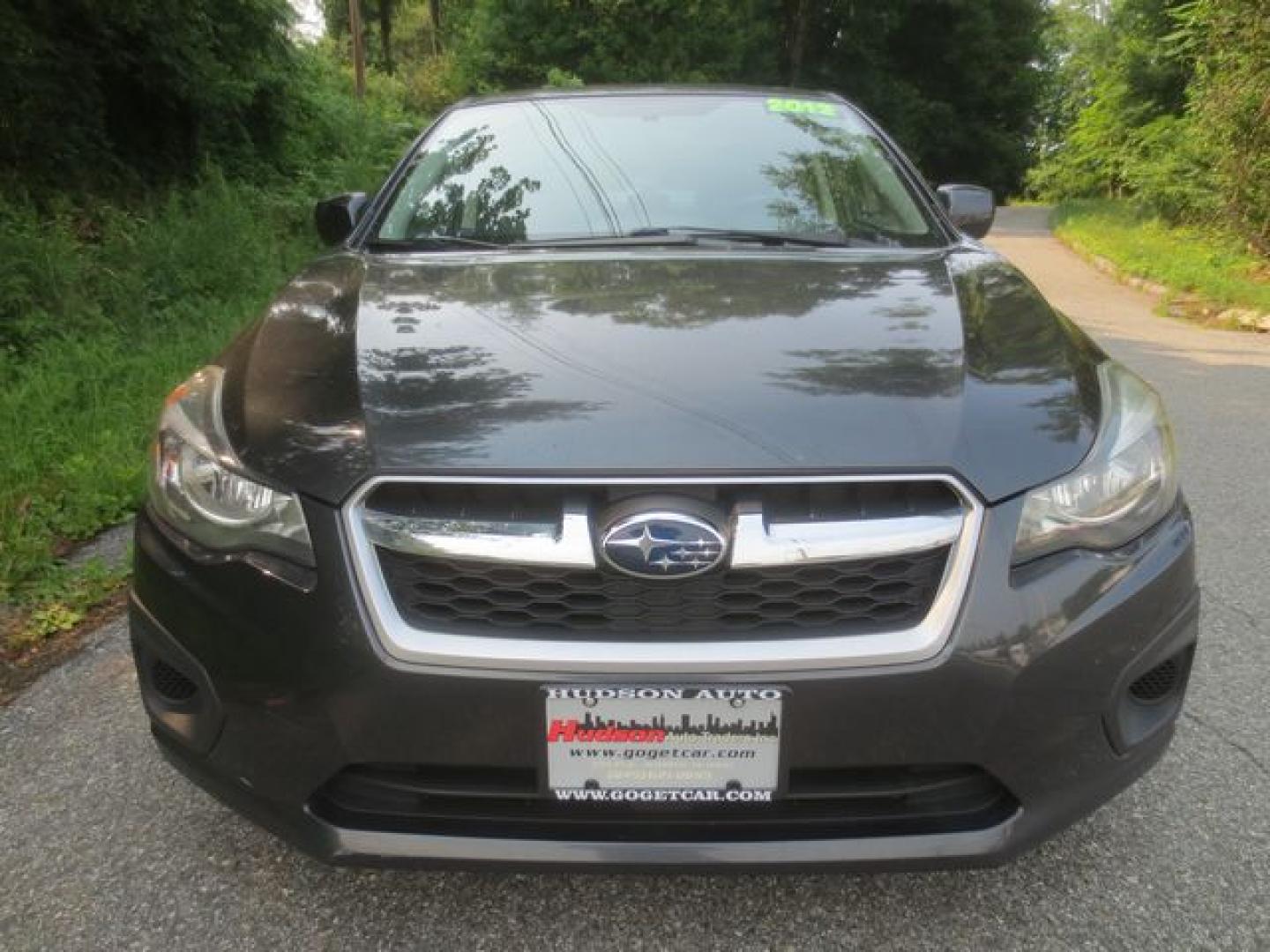 2012 Gray /Black Subaru Impreza Premium Plus (JF1GJAF61CH) with an 2.0L H4 DOHC 16V engine, Automatic transmission, located at 270 US Route 6, Mahopac, NY, 10541, (845) 621-0895, 41.349022, -73.755280- Photo#2