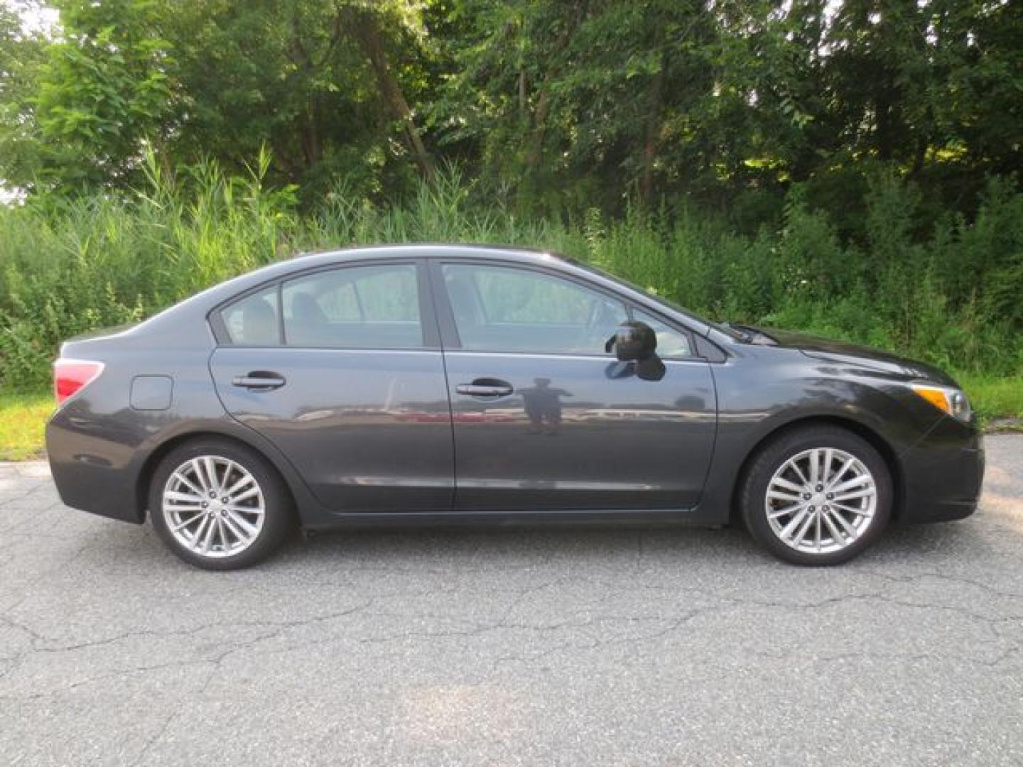2012 Gray /Black Subaru Impreza Premium Plus (JF1GJAF61CH) with an 2.0L H4 DOHC 16V engine, Automatic transmission, located at 270 US Route 6, Mahopac, NY, 10541, (845) 621-0895, 41.349022, -73.755280- Photo#9