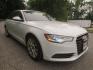 2014 White /Black Audi A6 Premium (WAUGFAFC8EN) with an 2.0L L4 DOHC 16V engine, Automatic transmission, located at 270 US Route 6, Mahopac, NY, 10541, (845) 621-0895, 41.349022, -73.755280- Photo#1