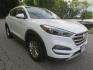 2017 White /Gray Hyundai Tucson Eco (KM8J3CA21HU) with an 1.6L L4 DOHC 16V engine, Automatic transmission, located at 270 US Route 6, Mahopac, NY, 10541, (845) 621-0895, 41.349022, -73.755280- Photo#1