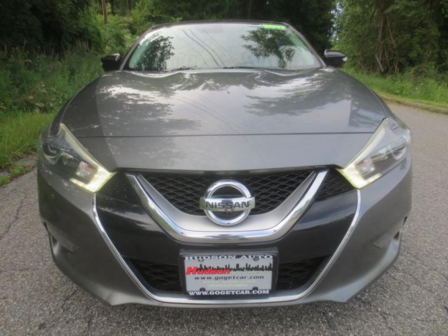 2017 Gray /Black Nissan Maxima Platinum (1N4AA6AP6HC) with an 3.5L V6 DOHC 24V engine, Automatic transmission, located at 270 US Route 6, Mahopac, NY, 10541, (845) 621-0895, 41.349022, -73.755280- Photo#2