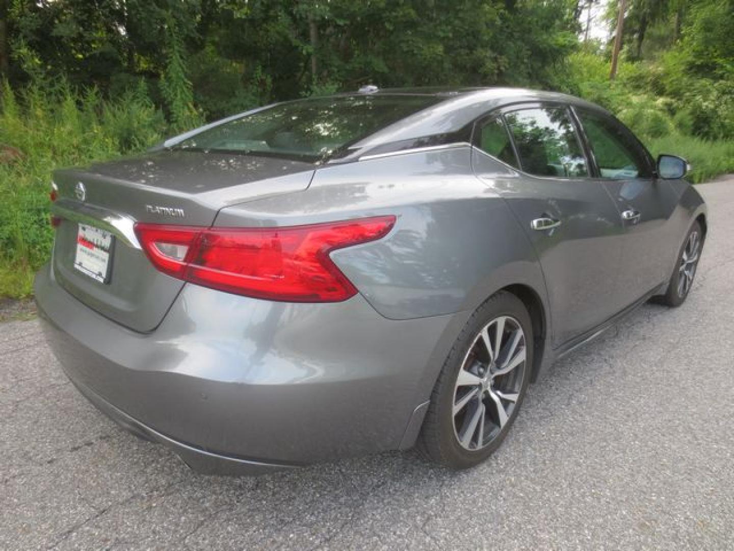 2017 Gray /Black Nissan Maxima Platinum (1N4AA6AP6HC) with an 3.5L V6 DOHC 24V engine, Automatic transmission, located at 270 US Route 6, Mahopac, NY, 10541, (845) 621-0895, 41.349022, -73.755280- Photo#3