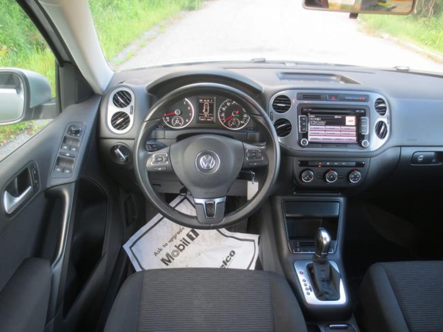 2015 Silver /Black Volkswagen Tiguan S (WVGAV7AX9FW) with an 2.0L L4 DOHC 16V TURBO engine, 6-Speed Automatic transmission, located at 270 US Route 6, Mahopac, NY, 10541, (845) 621-0895, 41.349022, -73.755280- Photo#8