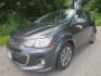 2019 Gray /Black Chevrolet Sonic LT (1G1JD6SB6K4) with an 1.4L L4 DOHC 24V TURBO engine, Automatic transmission, located at 270 US Route 6, Mahopac, NY, 10541, (845) 621-0895, 41.349022, -73.755280- Photo#0