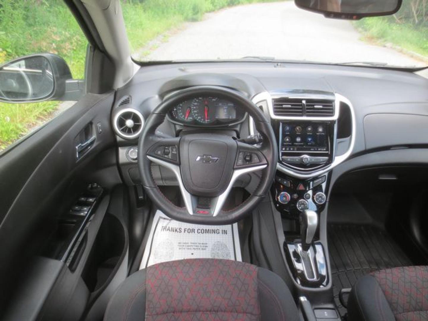 2019 Gray /Black Chevrolet Sonic LT (1G1JD6SB6K4) with an 1.4L L4 DOHC 24V TURBO engine, Automatic transmission, located at 270 US Route 6, Mahopac, NY, 10541, (845) 621-0895, 41.349022, -73.755280- Photo#8