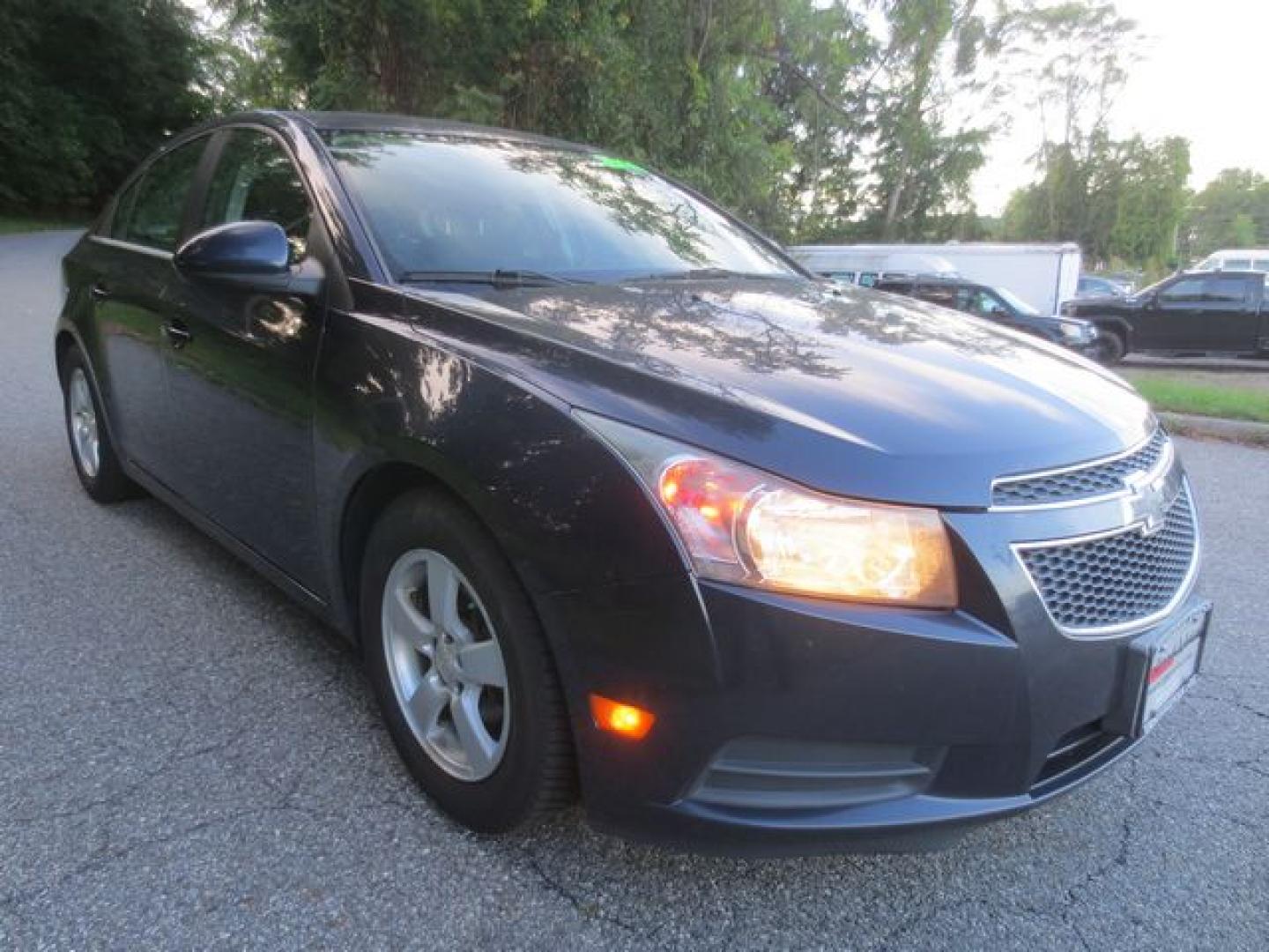 2014 Blue /Black Chevrolet Cruze 1LT (1G1PD5SB6E7) with an 1.4L L4 DOHC 16V TURBO engine, 6-Speed Manual transmission, located at 270 US Route 6, Mahopac, NY, 10541, (845) 621-0895, 41.349022, -73.755280- Photo#1