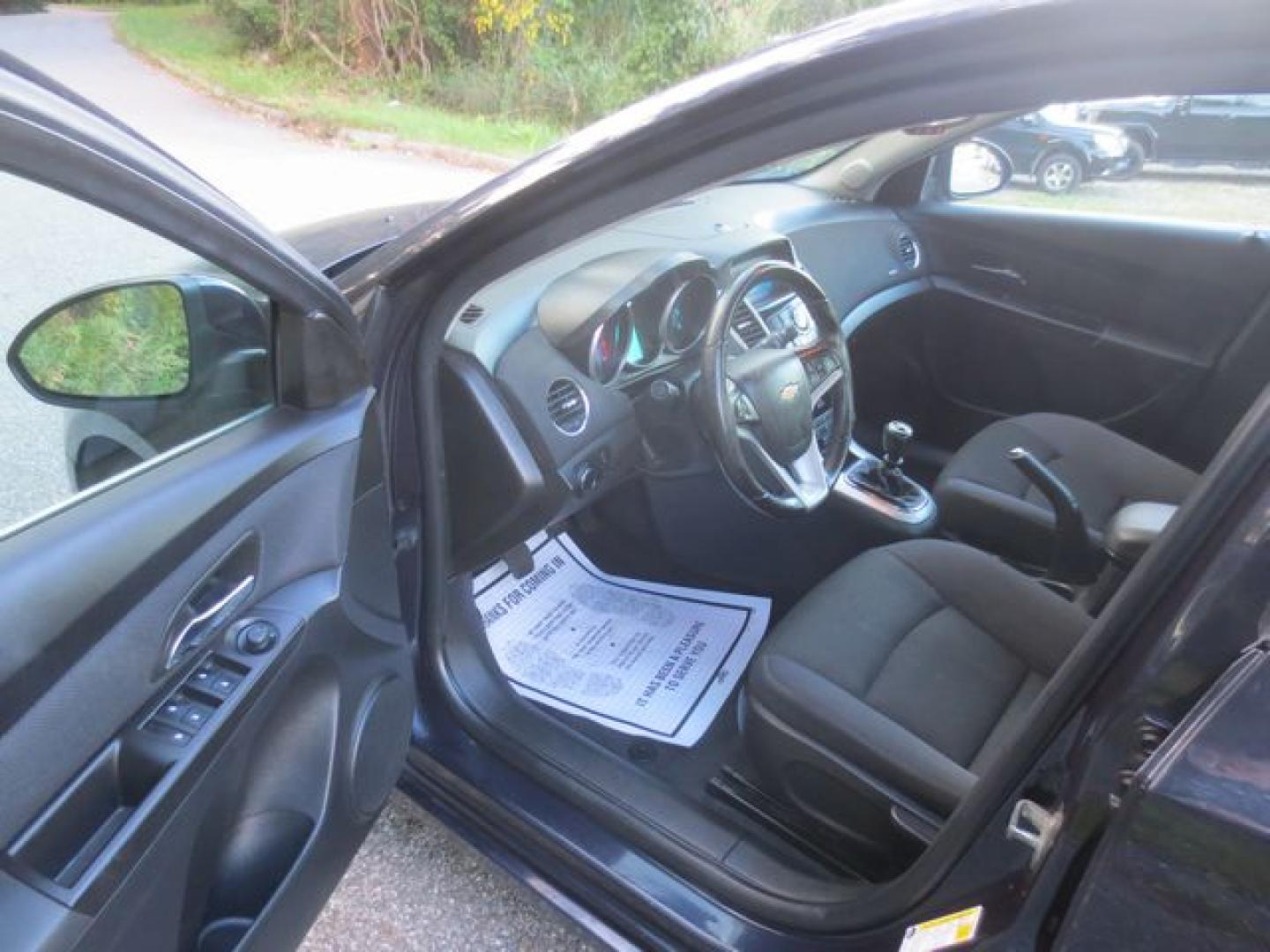 2014 Blue /Black Chevrolet Cruze 1LT (1G1PD5SB6E7) with an 1.4L L4 DOHC 16V TURBO engine, 6-Speed Manual transmission, located at 270 US Route 6, Mahopac, NY, 10541, (845) 621-0895, 41.349022, -73.755280- Photo#6