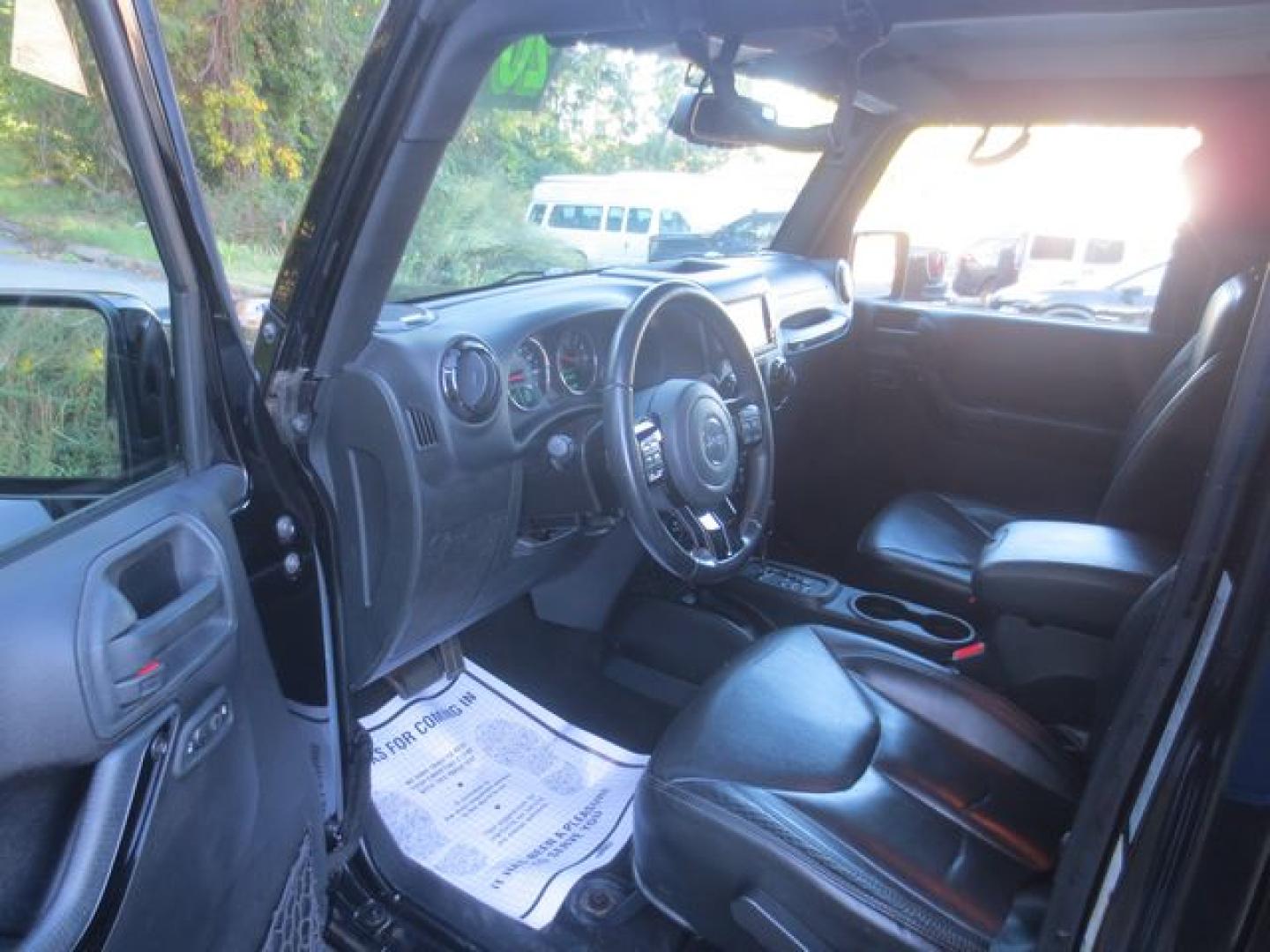 2015 Black /Black Jeep Wrangler Unlimited Altitude (1C4BJWEGXFL) with an 3.6L V6 DOHC 24V FFV engine, Automatic transmission, located at 270 US Route 6, Mahopac, NY, 10541, (845) 621-0895, 41.349022, -73.755280- Photo#6