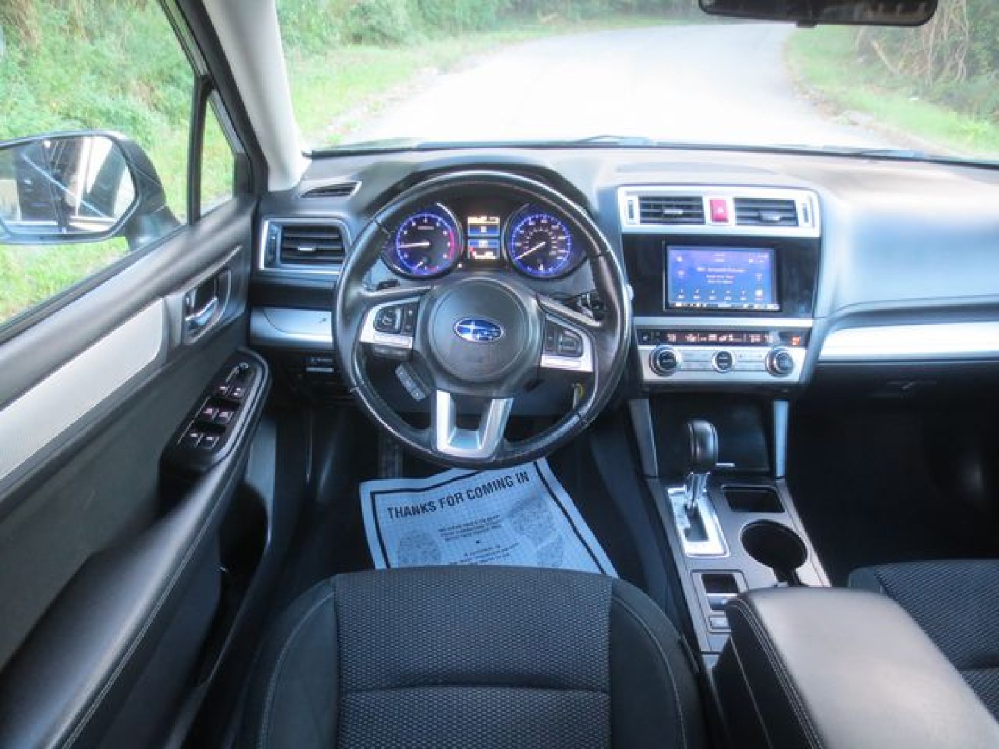 2017 Black /Black Subaru Outback Premium (4S4BSACC4H3) with an 2.5L H4 DOHC 16V engine, Automatic CVT transmission, located at 270 US Route 6, Mahopac, NY, 10541, (845) 621-0895, 41.349022, -73.755280- Photo#8