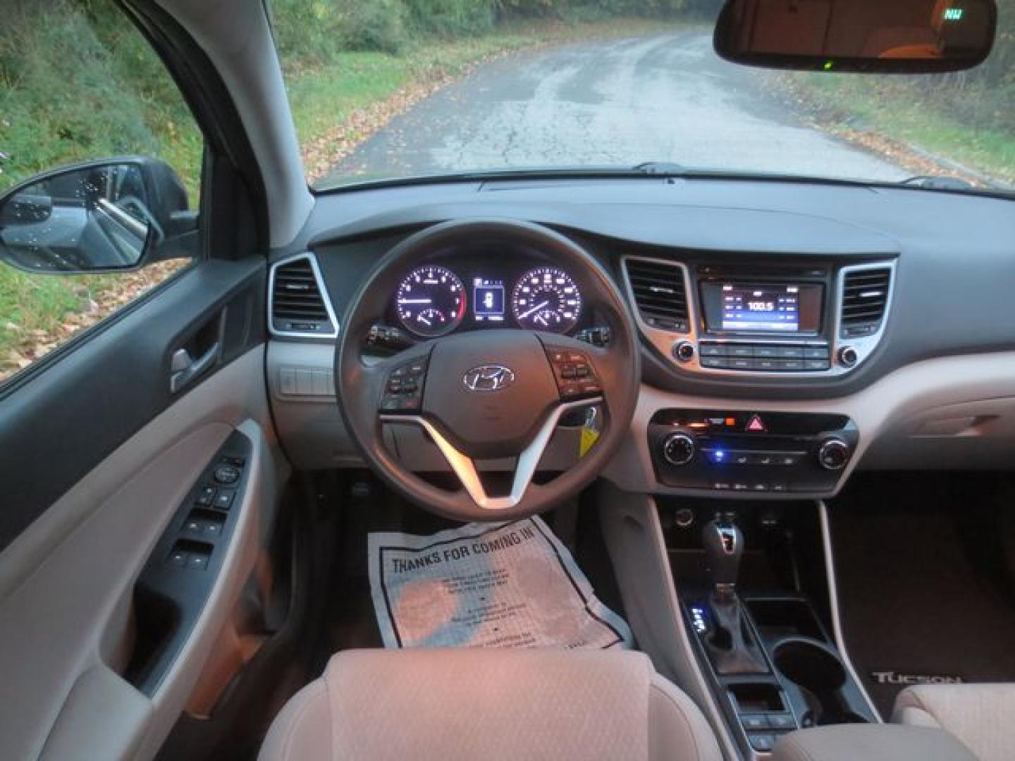 2017 Gray /Gray Hyundai Tucson Eco (KM8J3CA22HU) with an 1.6L L4 DOHC 16V engine, Automatic transmission, located at 270 US Route 6, Mahopac, NY, 10541, (845) 621-0895, 41.349022, -73.755280- Photo#8