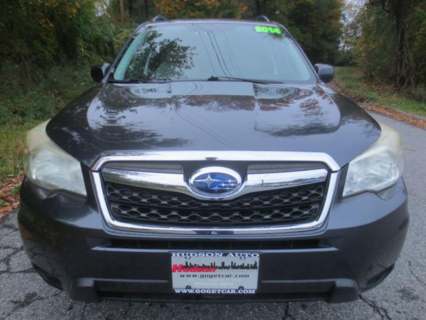2014 Black /Gray Subaru Forester Premium (JF2SJACC6EG) with an 2.5L H4 SOHC 16V engine, 6 speed manual transmission, located at 270 US Route 6, Mahopac, NY, 10541, (845) 621-0895, 41.349022, -73.755280- Photo#2