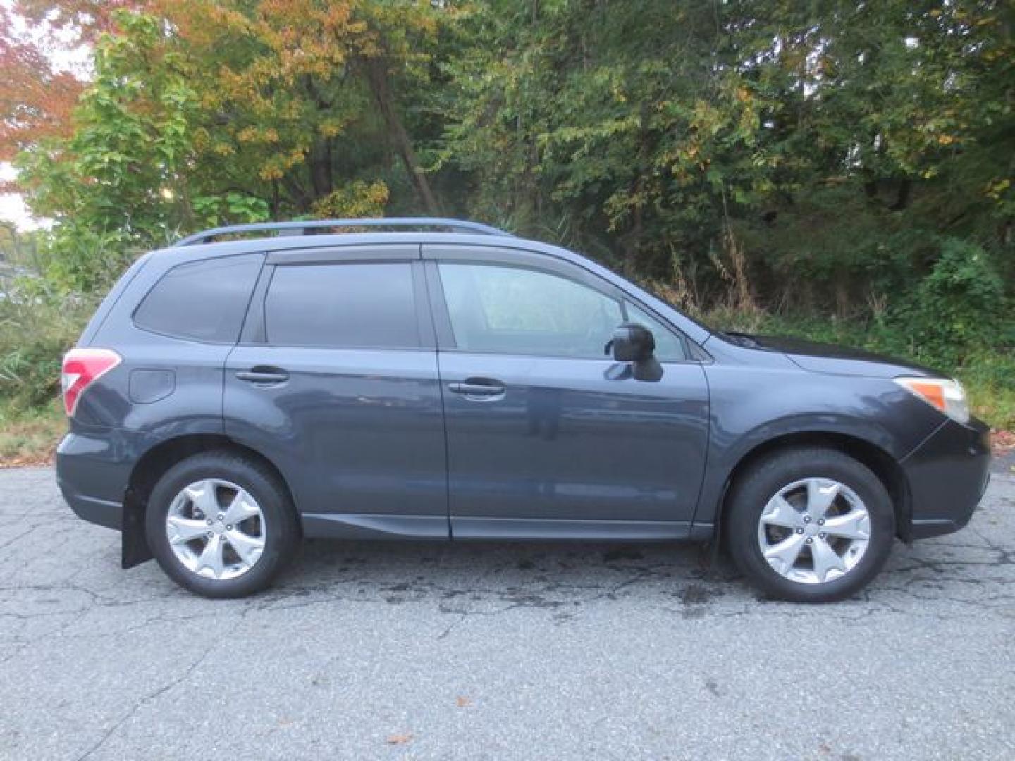 2014 Black /Gray Subaru Forester Premium (JF2SJACC6EG) with an 2.5L H4 SOHC 16V engine, 6 speed manual transmission, located at 270 US Route 6, Mahopac, NY, 10541, (845) 621-0895, 41.349022, -73.755280- Photo#10