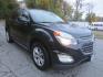 2017 Black /Black Chevrolet Equinox LT (2GNFLFE33H6) with an 3.6L V6 DOHC 24V engine, Automatic transmission, located at 270 US Route 6, Mahopac, NY, 10541, (845) 621-0895, 41.349022, -73.755280- Photo#1